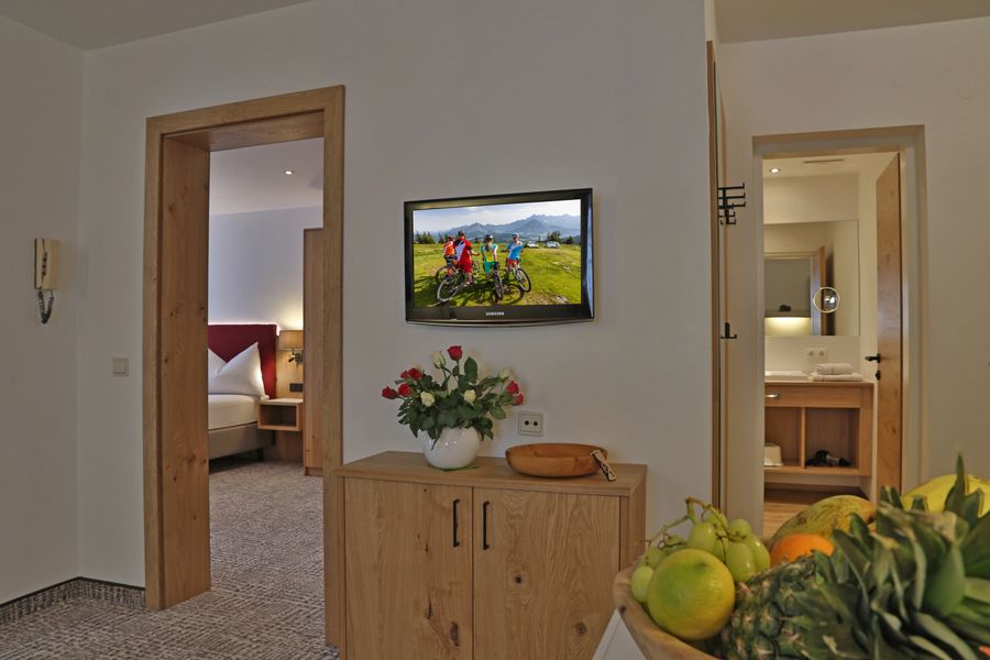 Badezimmer im Appartement Rossbrand