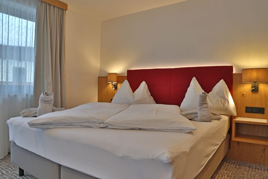 Schlafzimmer im Appartement Rossbrand